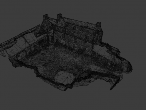 COUNTRY HOUSE GAME READY 3D MODEL 3D Model