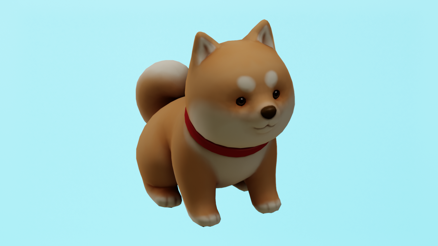 CARTOON DOG GAME READY LOW POLY 3D Model in Cartoon 3DExport