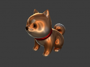 CARTOON DOG GAME READY LOW POLY 3D 모델