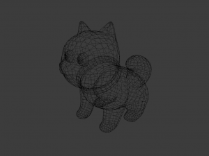 CARTOON DOG GAME READY LOW POLY 3D 모델