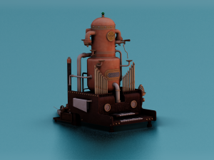 ESPRESSO MACHINE GAME READY 3D MODEL Model 3D