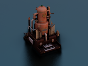 ESPRESSO MACHINE GAME READY 3D MODEL Model 3D