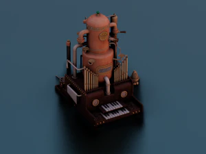 ESPRESSO MACHINE GAME READY 3D MODEL 3D Model