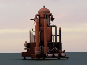 ESPRESSO MACHINE GAME READY 3D MODEL 3D Model