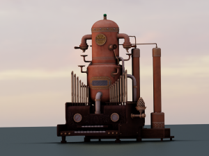 ESPRESSO MACHINE GAME READY 3D MODEL Model 3D