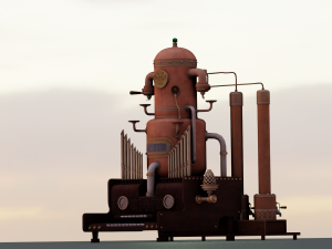 ESPRESSO MACHINE GAME READY 3D MODEL Model 3D