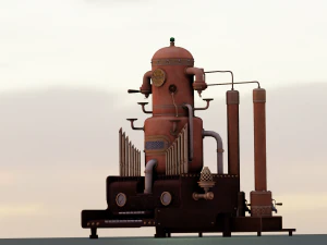 ESPRESSO MACHINE GAME READY 3D MODEL 3D Model