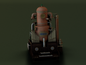 ESPRESSO MACHINE GAME READY 3D MODEL Model 3D