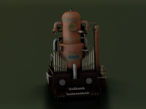ESPRESSO MACHINE GAME READY 3D MODEL 3D Model
