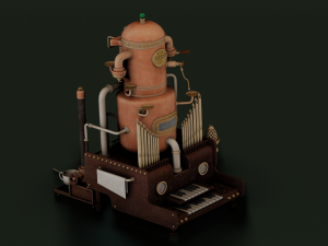 ESPRESSO MACHINE GAME READY 3D MODEL Model 3D