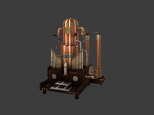 ESPRESSO MACHINE GAME READY 3D MODEL Model 3D