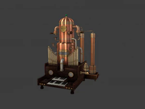 ESPRESSO MACHINE GAME READY 3D MODEL 3D Model