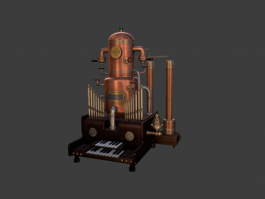 ESPRESSO MACHINE GAME READY 3D MODEL Model 3D