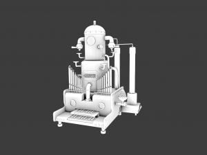 ESPRESSO MACHINE GAME READY 3D MODEL Model 3D