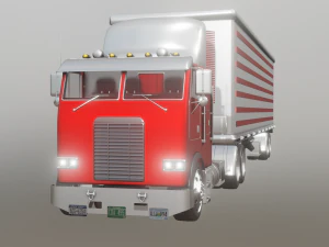 FREIGHTLINER TRUCK GAME READY 3D MODEL 3D Model