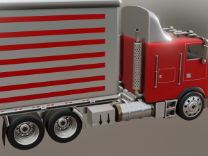 FREIGHTLINER TRUCK GAME READY 3D MODEL Model 3D