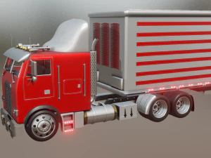 FREIGHTLINER TRUCK GAME READY 3D MODEL 3D Model