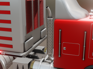 FREIGHTLINER TRUCK GAME READY 3D MODEL Model 3D
