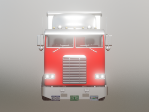 FREIGHTLINER TRUCK GAME READY 3D MODEL Model 3D