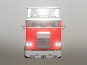 FREIGHTLINER TRUCK GAME READY 3D MODEL 3D Model