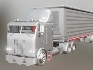 FREIGHTLINER TRUCK GAME READY 3D MODEL 3D Model