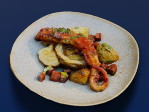 GRILLED OCTOPUS FOOD GAME READY Modello 3D
