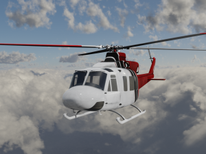 HELICOPTER GAME READY 3D MODEL 3D Model