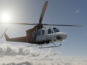 HELICOPTER GAME READY 3D MODEL 3D 모델