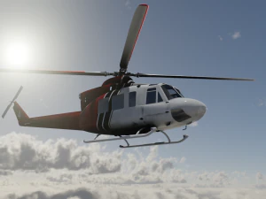 HELICOPTER GAME READY 3D MODEL 3D Model