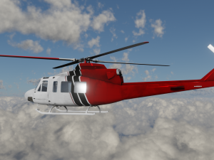 HELICOPTER GAME READY 3D MODEL 3D 모델