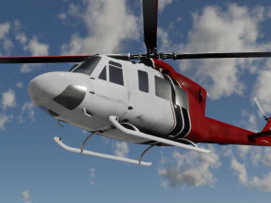 HELICOPTER GAME READY 3D MODEL 3D Model