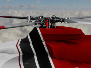 HELICOPTER GAME READY 3D MODEL 3D Model