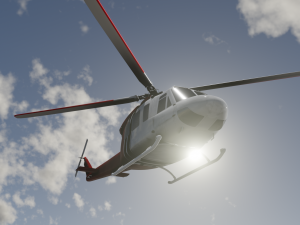 HELICOPTER GAME READY 3D MODEL 3D 모델