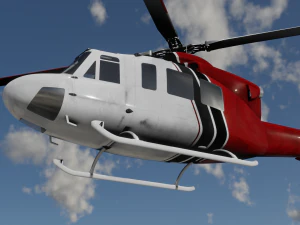 HELICOPTER GAME READY 3D MODEL 3D Model