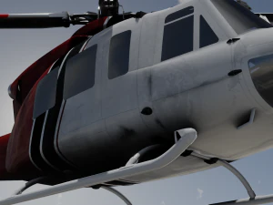 HELICOPTER GAME READY 3D MODEL 3D Model