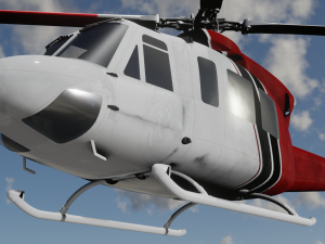 HELICOPTER GAME READY 3D MODEL 3D 모델