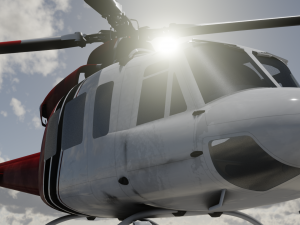 HELICOPTER GAME READY 3D MODEL 3D 모델