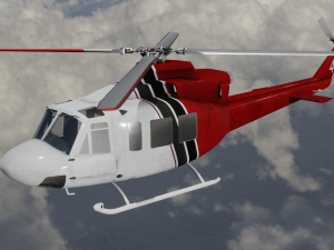 HELICOPTER GAME READY 3D MODEL 3D 모델
