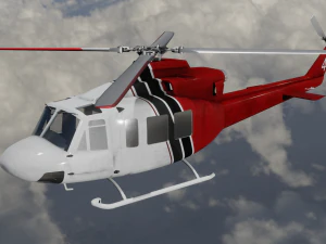 HELICOPTER GAME READY 3D MODEL 3D Model