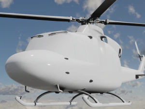 HELICOPTER GAME READY 3D MODEL 3D Model