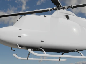 HELICOPTER GAME READY 3D MODEL 3D Model