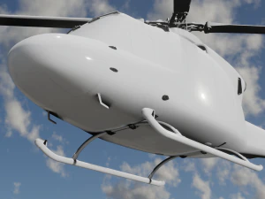 HELICOPTER GAME READY 3D MODEL 3D Model