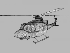 HELICOPTER GAME READY 3D MODEL 3D Model