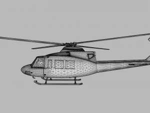HELICOPTER GAME READY 3D MODEL 3D Model