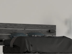 MESSY BED GAME READY LOW POLY 3D MODEL 3D Model