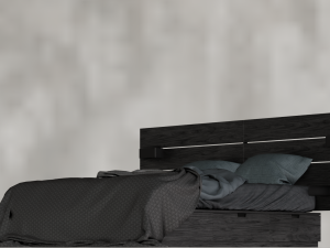 MESSY BED GAME READY LOW POLY 3D MODEL 3D Model