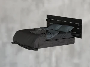 MESSY BED GAME READY LOW POLY 3D MODEL 3D Model