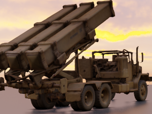 MILITARY TANKER VEHICLE MODEL GAME READY 3D Model