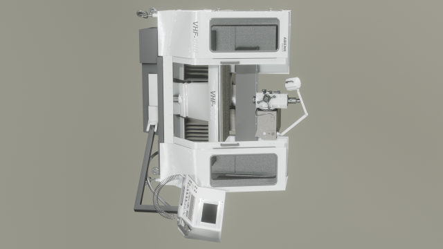MILLING MACHINE GAME READY 3D MODEL 3Dモデル .c4d .max .obj .3ds .fbx .stl .blend 