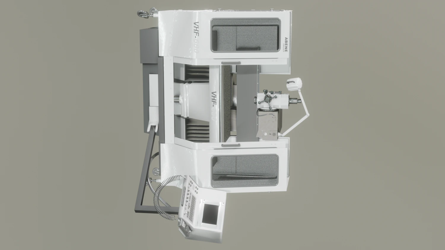 MILLING MACHINE GAME READY 3D MODEL 3D Model .c4d .max .obj .3ds .fbx .stl .blend 